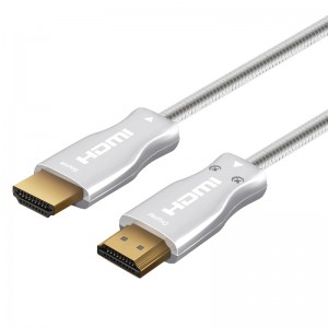 สาย HDMI 2.0 ใยแก้วนำแสง HDMI 4 K 60 เฮิร์ตสาย HDMI 4 K 3d สำหรับ HDR TV